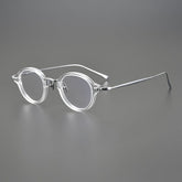Drew Round Titanium Glasses Frame Round Frames Southood Clear Big